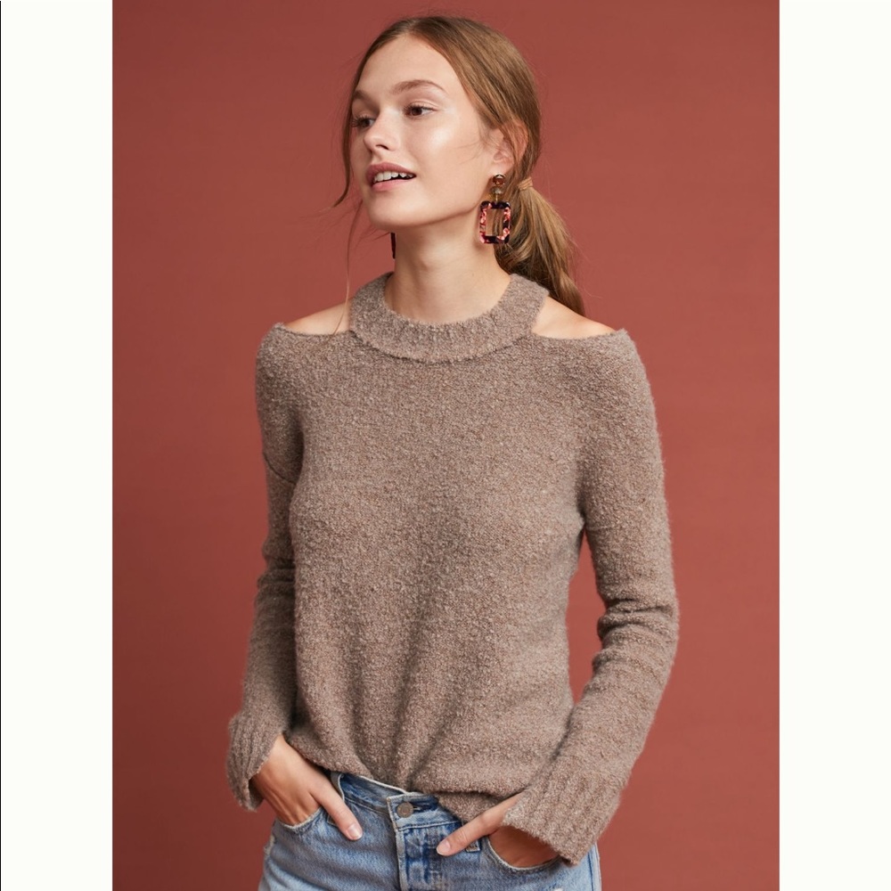 Anthropologie Moth Cut out sweater